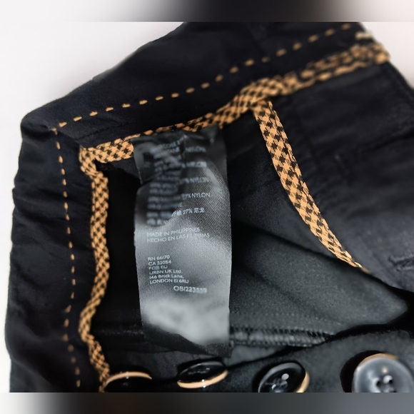 Anthropologie Contrast Stitch CroppedWide Leg pants Ladies size 10 - Picture 7 of 8